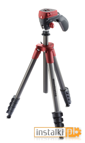 Manfrotto COMPACT ACTION Red – instrukcja obsługi